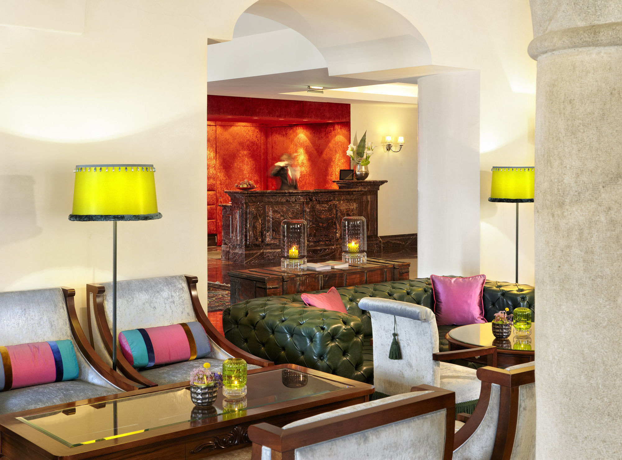 Falkensteiner Schlosshotel Velden - The Leading Hotels Of The World Velden am Wörthersee Restaurante foto The lobby